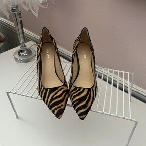 Nine West Zebra Heels Hard to find Size 12